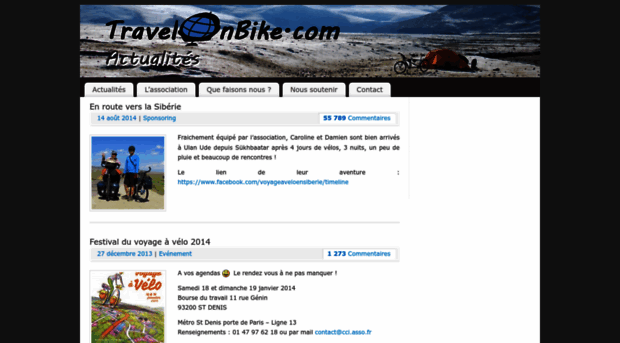 travelonbike.com