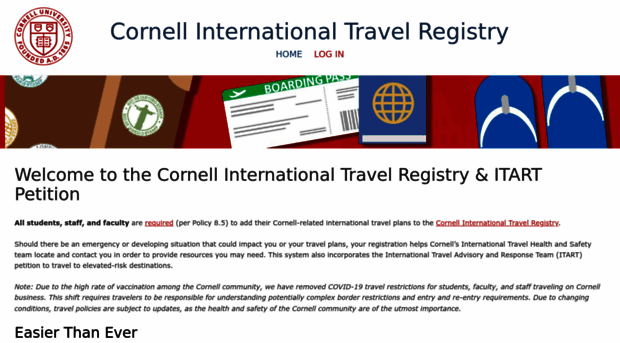 travelregistry.cornell.edu