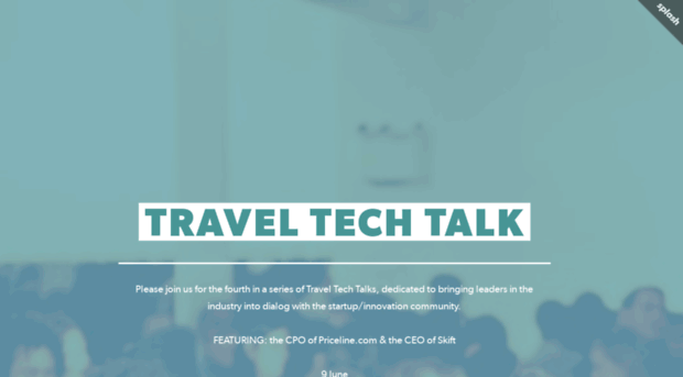 traveltechtalk.splashthat.com