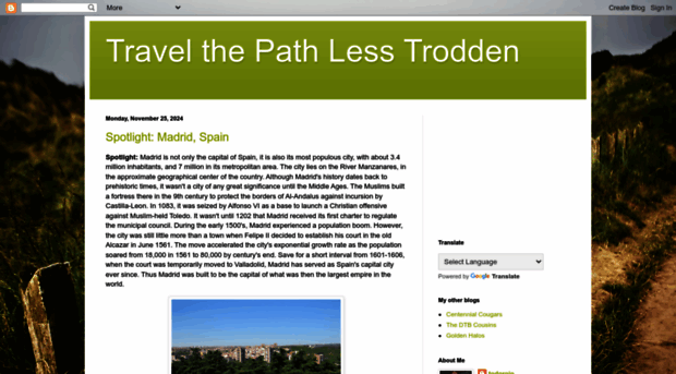 travelthepathlesstrodden.blogspot.com