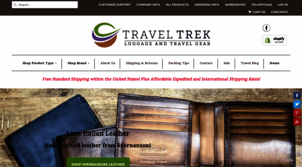 traveltrekluggage.com