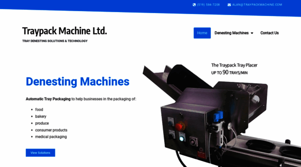 traypackmachine.com