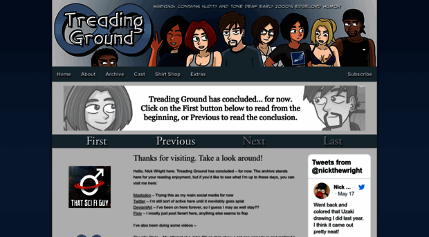 treadingground.comicgenesis.com