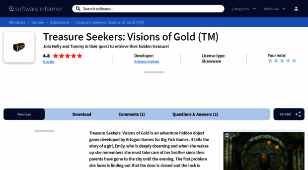 treasure-seekers-visions-of-gold-tm.software.informer.com