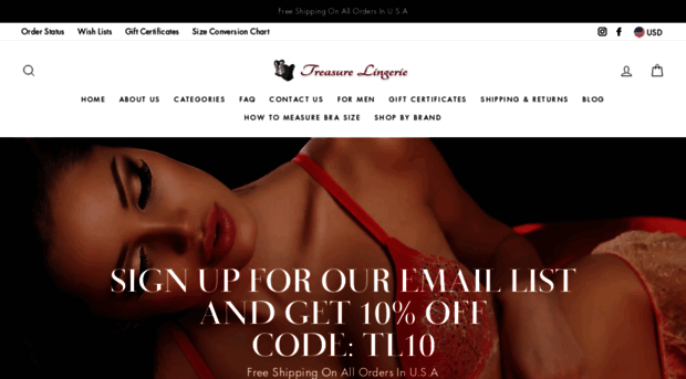 treasurelingerie.com