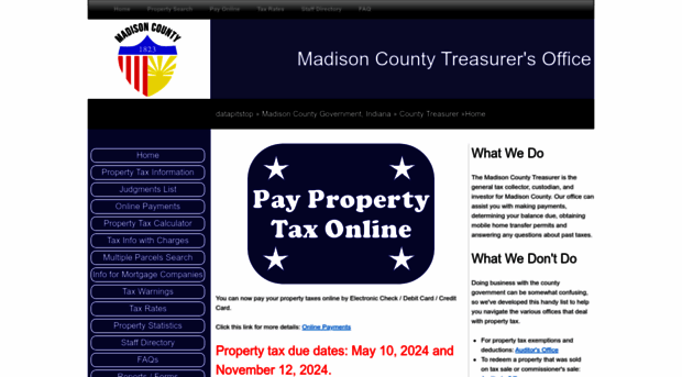 treasurer.madison.in.datapitstop.us