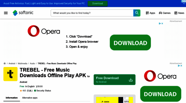 trebel-free-music-downloads.en.softonic.com