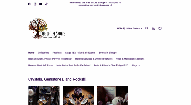 treeoflifeshoppe.com