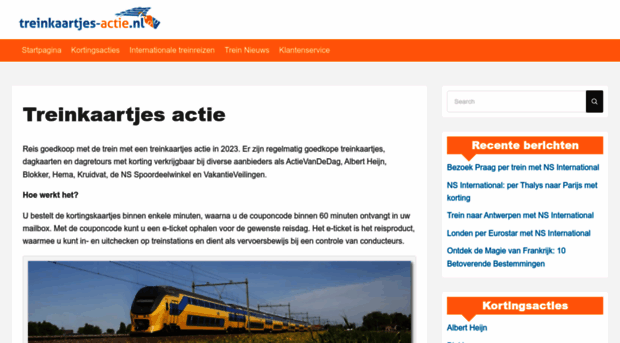 treinkaartjes-actie.nl