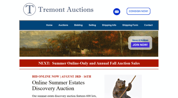 tremontauctions.com