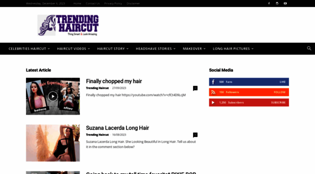 trendinghaircut.com