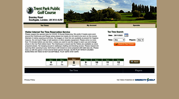 trentpark.quick18.com