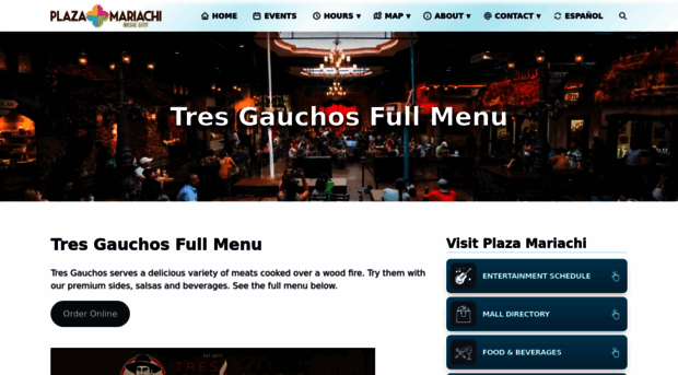 tresgauchosgrill.com