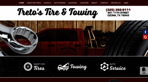 tretostireandtowing.com