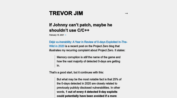 trevorjim.com