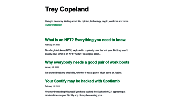 treycopeland.com