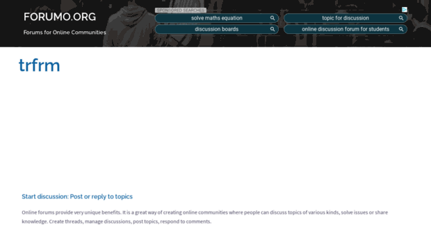 trfrm.forumo.org
