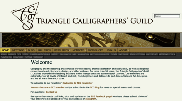 trianglecalligraphersguild.com