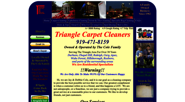 trianglecarpetcleaners.com