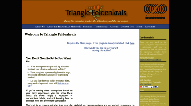 trianglefeldenkrais.com