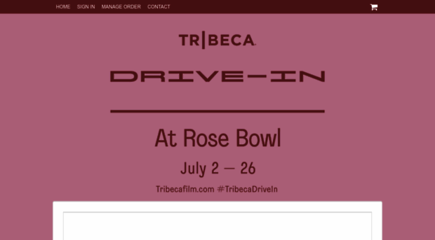 tribecadriveinrosebowl.frontgatetickets.com