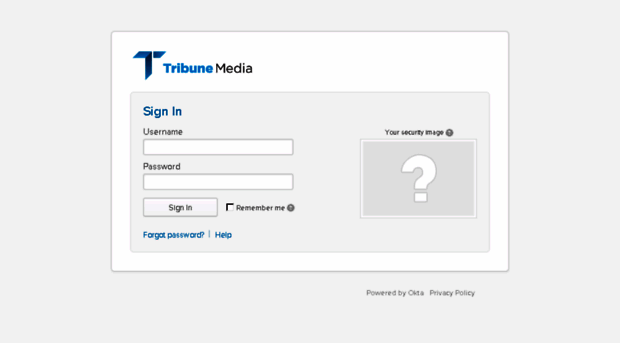 tribunemedia.okta.com