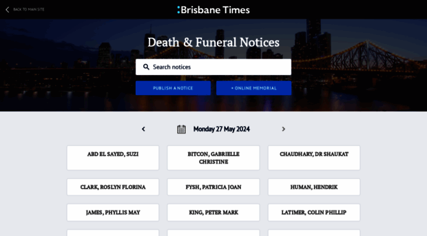 tributes.brisbanetimes.com.au