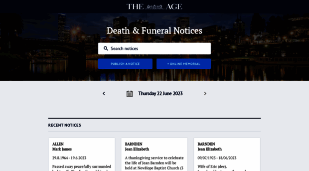 tributes.theage.com.au