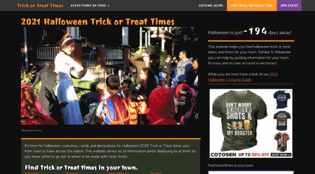 trickortreattimes.com