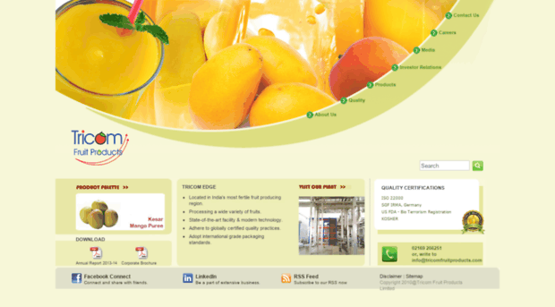 tricomfruitproducts.com