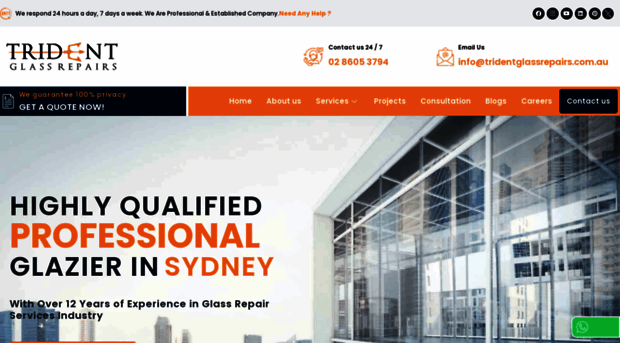 tridentglassrepairs.com.au