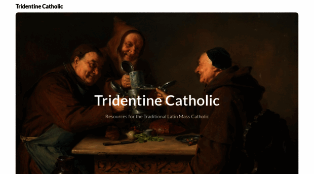 tridentinecatholic.com