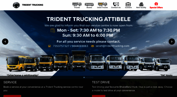 tridenttrucking.com