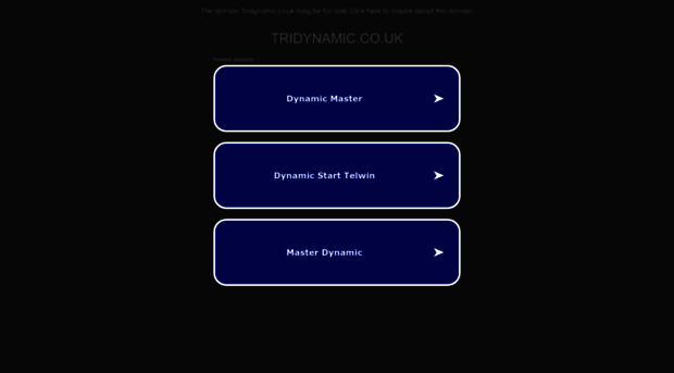 tridynamic.co.uk