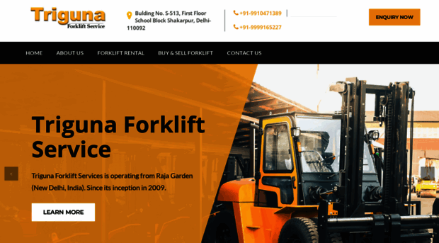 trigunaforklift.com