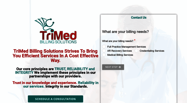 trimedbillingsolutions.com