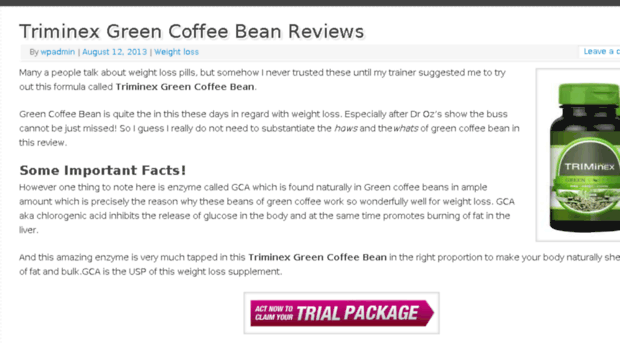 triminexgreencoffee.com