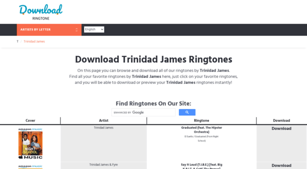 trinidadjames.download-ringtone.com