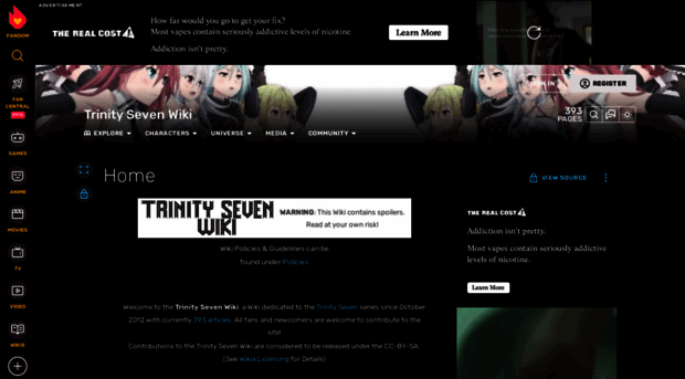 trinity-seven.wikia.com