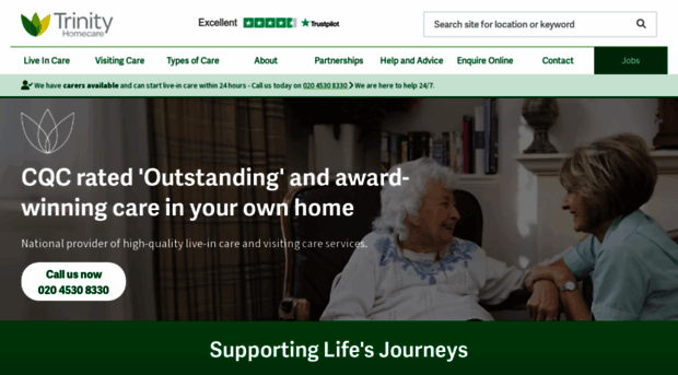 trinityhomecare.co.uk