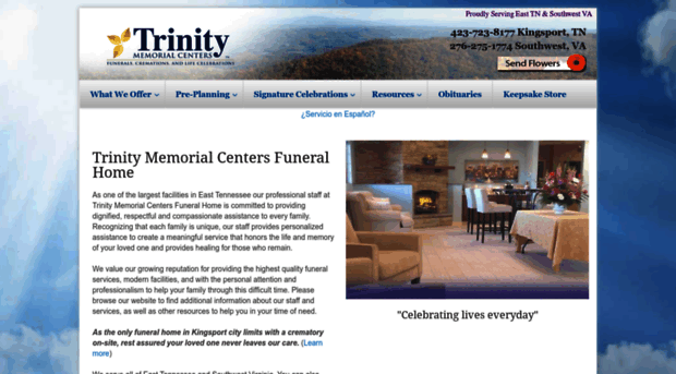 trinitymemorialcenters.com