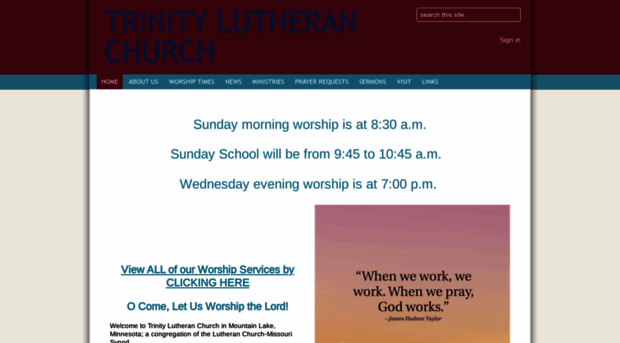 trinitymtnlake.360unite.com