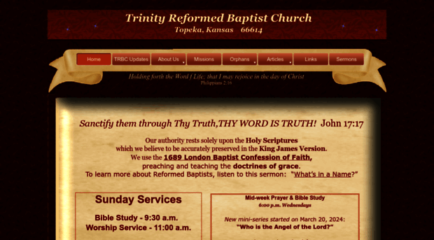 trinityreformedbaptist.org