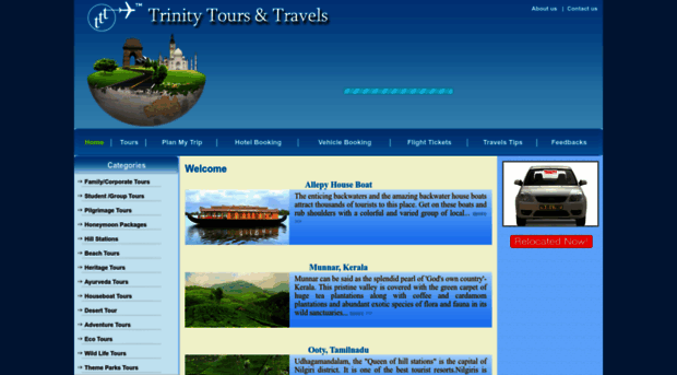 trinitytravelsindia.com