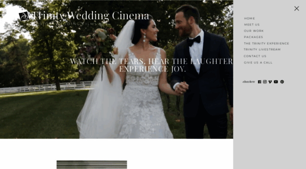 trinityweddingcinema.com