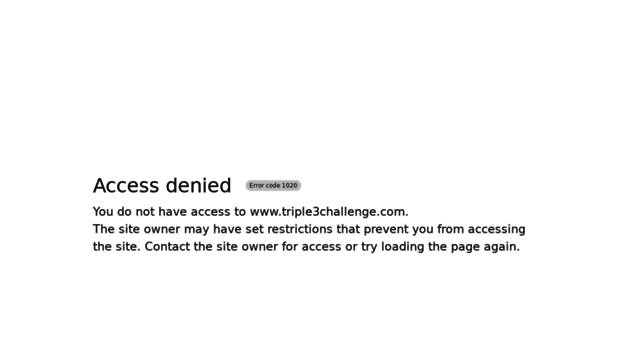 triple3challenge.com