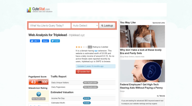 triplelead.xyz.cutestat.com