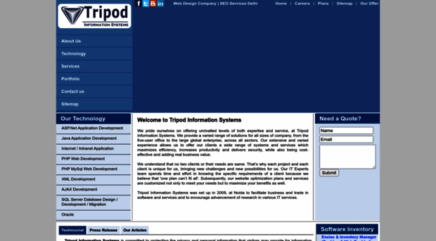 tripodinfosystem.com
