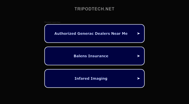 tripodtech.net