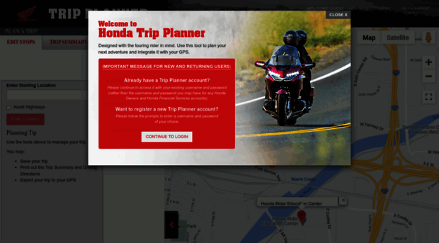 tripplanner.honda.com